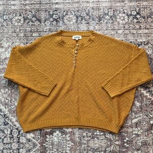 Roolee 1/4 Button Sweater